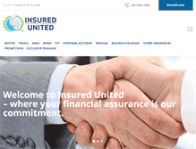 Tablet Screenshot of insuredunited.com.sg